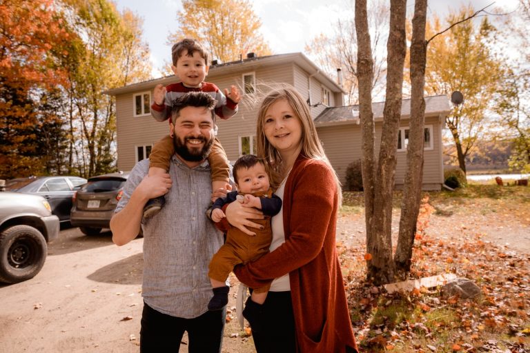 family smiling