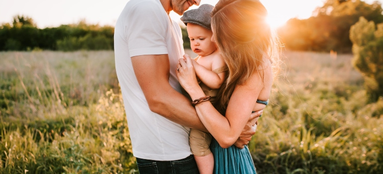 Picture of a happy family