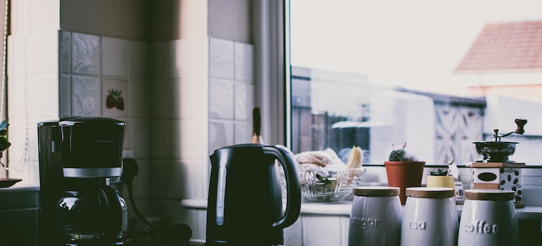 Your kitchen as you prepare household appliances for moving
