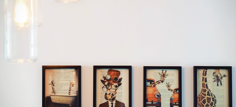 Wall art to make your rental feel like home