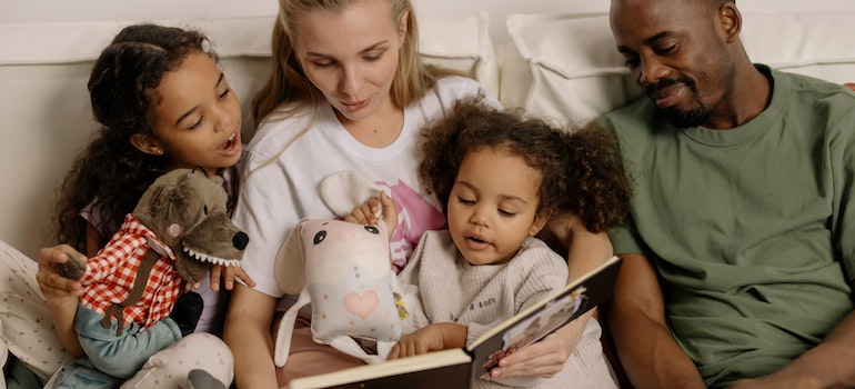 a family reading why embrun is ideal place to raise a family