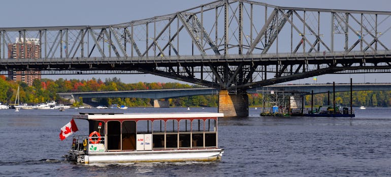 An aquabus on Ottawa River