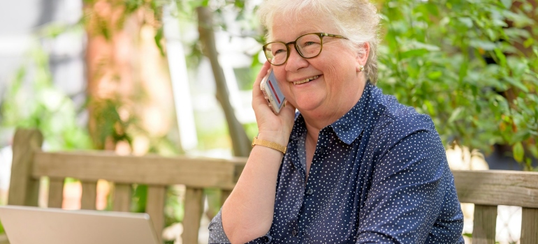 Picture of a person that is researching the option of moving to Winchester as a senior 