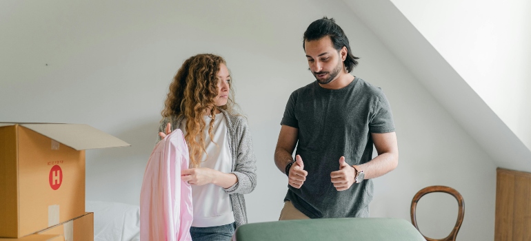  couple packing for moving in together in Ottawa