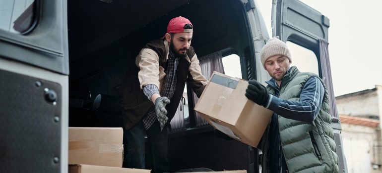 two movers moving from Brockville to Carleton Place