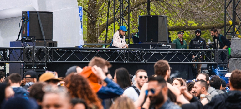 a music festival - one of the benefits of moving to Ottawa