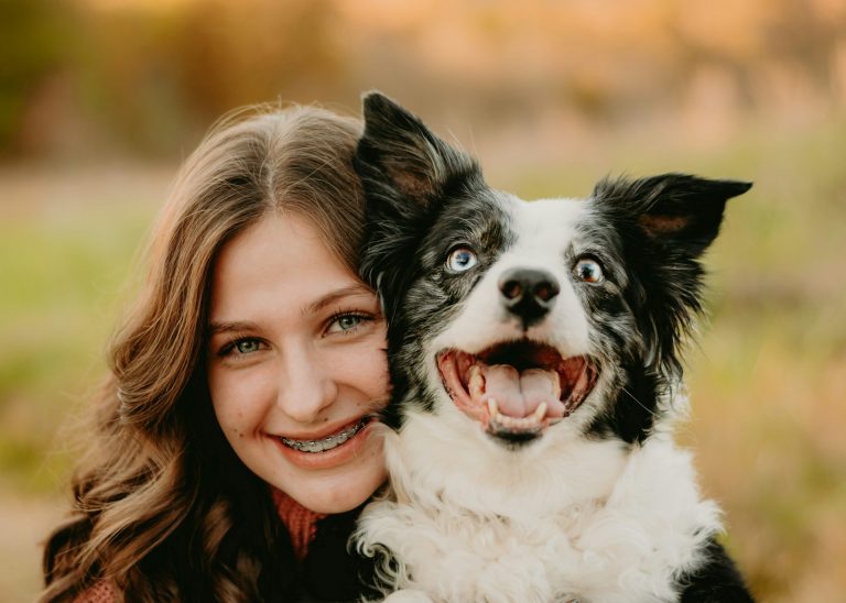 A woman and her dog looking for pet-friendly spots in Ottawa