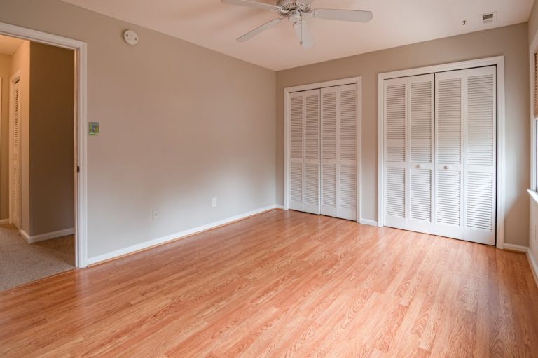 A space you will use when moving into an unfurnished home