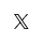 x logo