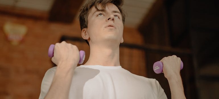 You lifting small weights after you set up a home gym in your new home in Kanata
