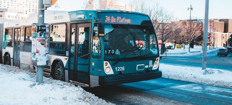 A bus in one of Ottawa’s hottest neighbourhoods for families in 2025