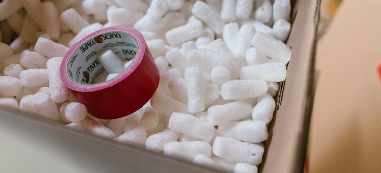 Packing materials inside a box