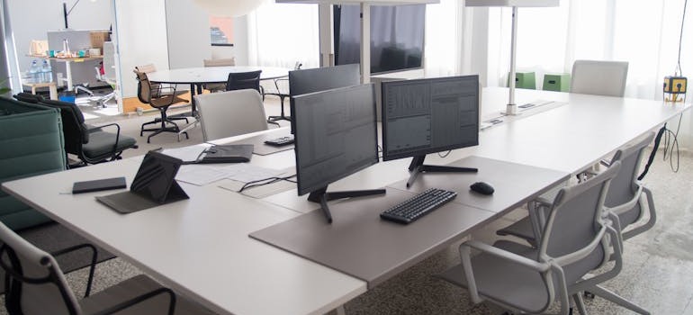 A modern workspace