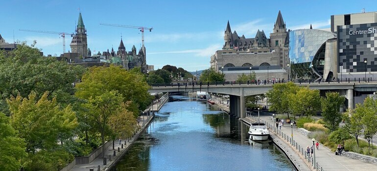 The view of Rideau Canal