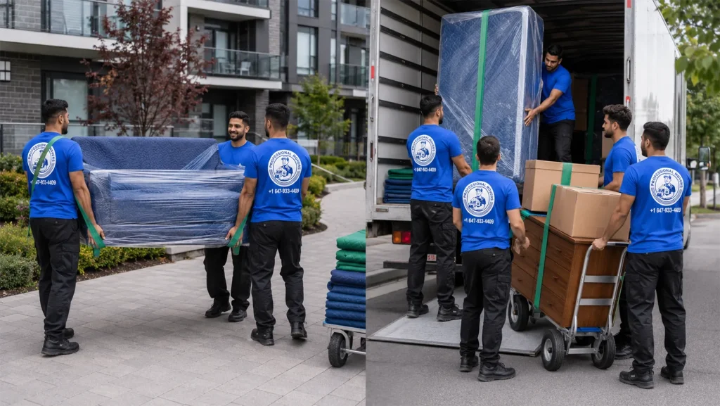 Choosing 3 or 4 movers for a 3-bedroom apartment.