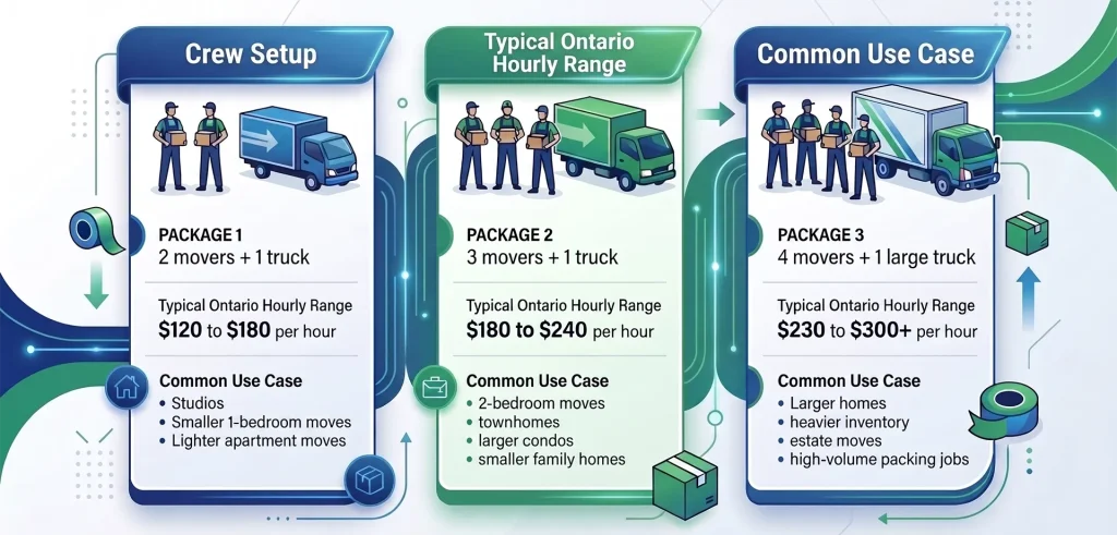 Local moves and hourly rates for better move planning.